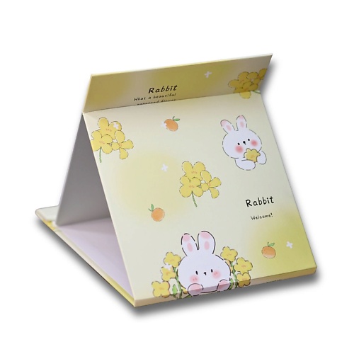 

ILIKEGIFT Зеркало настольное "Lovely rabbit" yellow, Зеркало настольное "Lovely rabbit" yellow