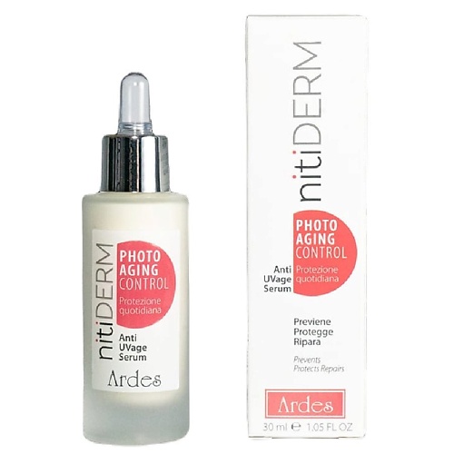 

ARDES Nitiderm Photo Aging Control Serum Сыворотка для лица Нитидерм контроль фотостарения 30.0, Nitiderm Photo Aging Control Serum Сыворотка для лица Нитидерм контроль фотостарения