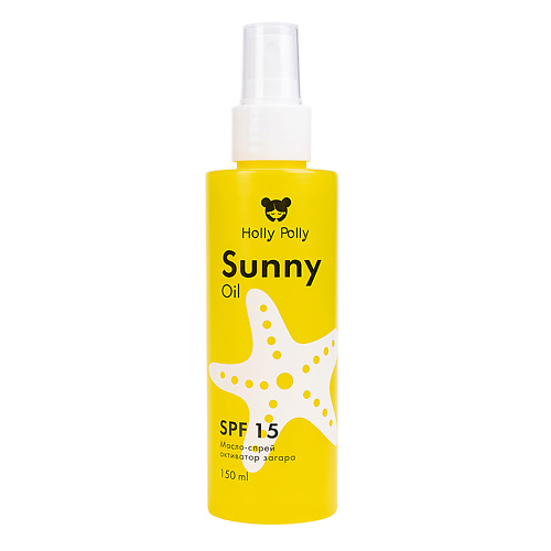 HOLLY POLLY Масло-Спрей активатор загара Sunny SPF 15