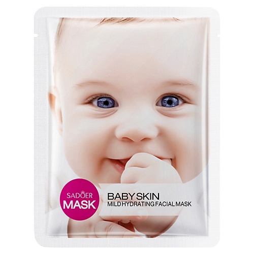 

SADOER Маска для лица Baby Skin увлажняющая тканевая, Маска для лица Baby Skin увлажняющая тканевая