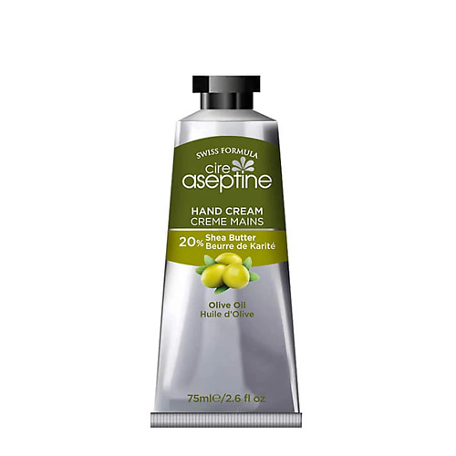 

CIRE ASEPTINE Крем для рук с маслом Ши и оливковым маслом 20% Shea Butter Hand Cream Olive Oil 75.0, Крем для рук с маслом Ши и оливковым маслом 20% Shea Butter Hand Cream Olive Oil