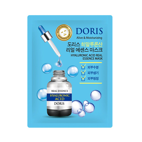 

JIGOTT DORIS Тканевая маска для лица гиалурон HYALURONIC ACID Real Essence Mask, DORIS Тканевая маска для лица гиалурон HYALURONIC ACID Real Essence Mask