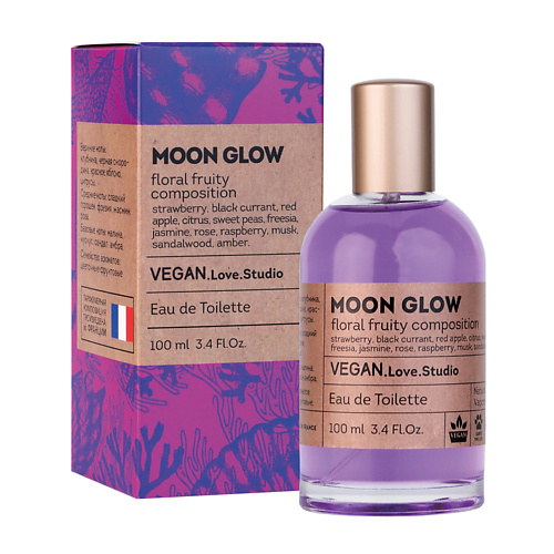 VEGANLOVESTUDIO Туалетная вода женская Moon Glow черная смородина клубника малина фрезия сандал 1000 990₽