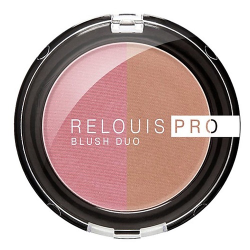 

RELOUIS Румяна для лица BLUSH DUO компактные, Румяна для лица BLUSH DUO компактные