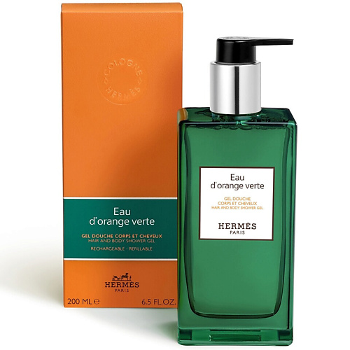 HERMS HERMES Парфюмированный гель-шампунь Eau DOrange Verte для тела и волос 15190₽