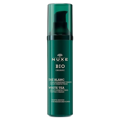 NUXE Крем совершенствующий для лица оттеночный светлый Bio Organic White Tea Multi-Perfecting Tinted Cream 4499₽