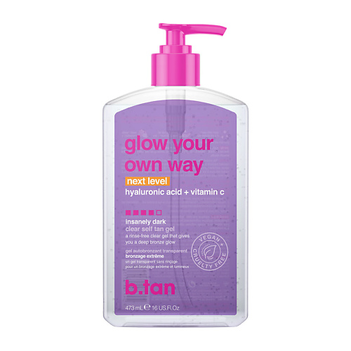 фото B.tan гель-автозагар glow your own way next level self tan gel 473.0