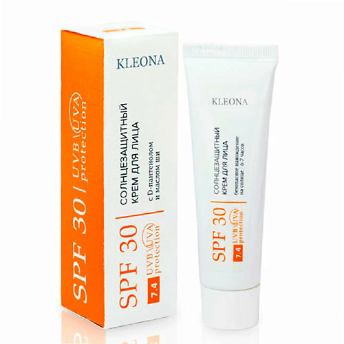 

KLEONA Крем на основе минеральных фильтров SPF 30 30.0, Крем на основе минеральных фильтров SPF 30