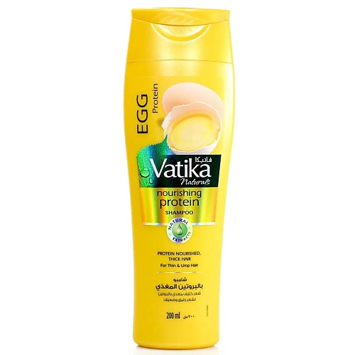 

DABUR Шампунь для волос яичный протеин (Vatika Egg Protein) 200.0, Шампунь для волос яичный протеин (Vatika Egg Protein)