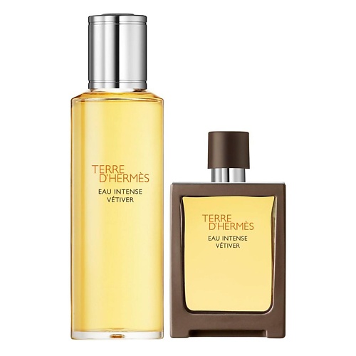 

HERMÈS HERMES Набор Terre D'Hermes Eau Intense Vetiver: Парфюмерная вода + Сменный блок (рефилл), HERMES Набор Terre D'Hermes Eau Intense Vetiver: Парфюмерная вода + Сменный блок (рефилл)