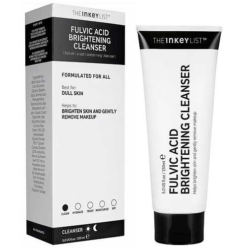 

THE INKEY LIST Осветляющий и отшелушивающий гель для умывания Fulvic Acid Cleanser 150.0, Осветляющий и отшелушивающий гель для умывания Fulvic Acid Cleanser