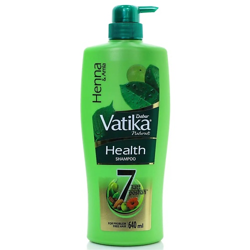 

DABUR Шампунь с хной и амлой (Vatika Naturals Health) 640.0, Шампунь с хной и амлой (Vatika Naturals Health)