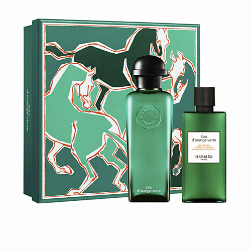 

HERMÈS HERMES Набор Eau D'Orange Verte: Одеколон + Гель для душа 180.0, HERMES Набор Eau D'Orange Verte: Одеколон + Гель для душа