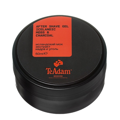 

TEADAM Гель после бритья AFTERSHAVE GEL ICELANDIC MOSS&CHARCOAL 50.0, Гель после бритья AFTERSHAVE GEL ICELANDIC MOSS&CHARCOAL