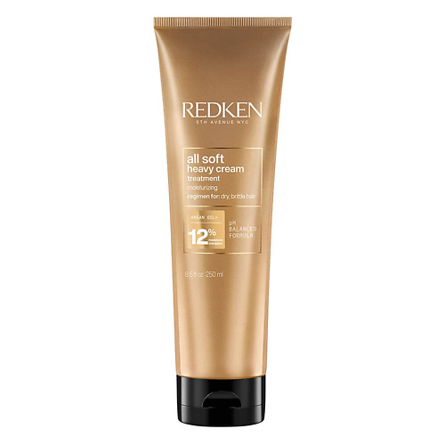 

REDKEN Смягчающая крем-маска All Soft Heavy Cream для сухих волос 250.0, Смягчающая крем-маска All Soft Heavy Cream для сухих волос