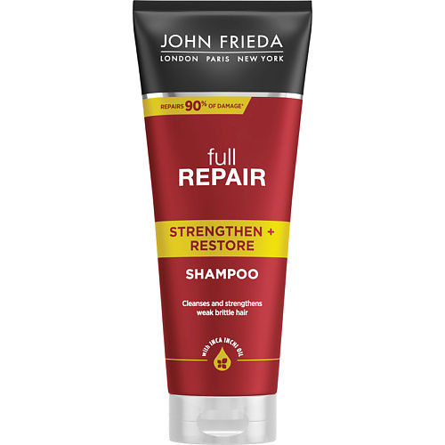 

JOHN FRIEDA Укрепляющий + восстанавливающий шампунь для волос Full Repair, Укрепляющий + восстанавливающий шампунь для волос Full Repair