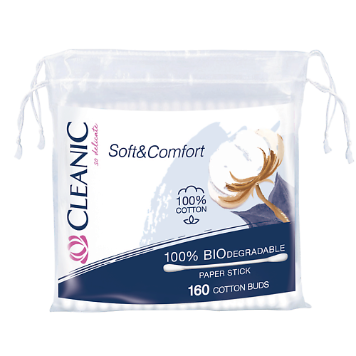 CLEANIC SoftComfort Гигиенические ватные палочки 1600 145₽