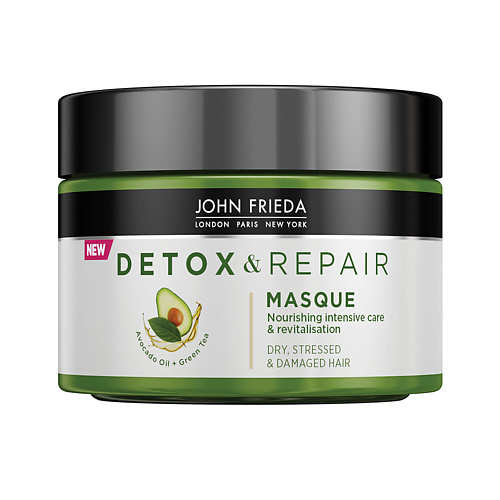 

JOHN FRIEDA Питательная маска для интенсивного восстановления волос Detox & Repair 250.0, Питательная маска для интенсивного восстановления волос Detox & Repair