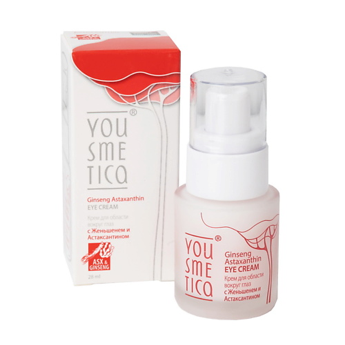 

YOUSMETICA Крем для области вокруг глаз с Женьшенем и Астаксантином Ginseng Astaxanthin Eye Cream, Крем для области вокруг глаз с Женьшенем и Астаксантином Ginseng Astaxanthin Eye Cream