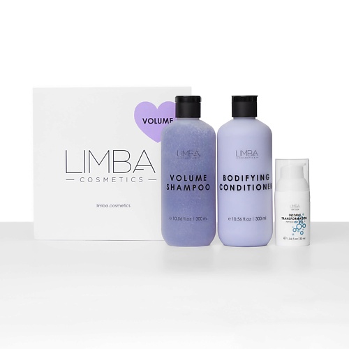 LIMBA COSMETICS Набор Volume для волос - шампунь, кондиционер и пептидная маска