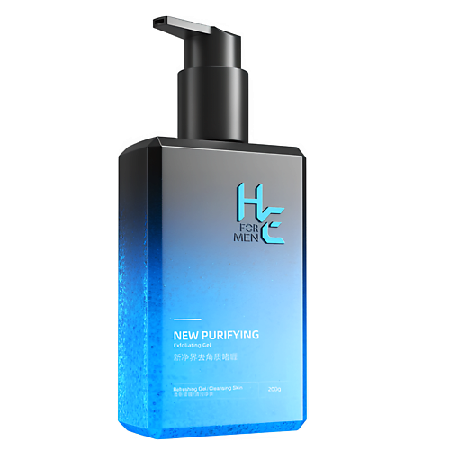 HE FOR MEN Очищающий отшелушивающий гель для лица НЕ for men NEW PURIFYING