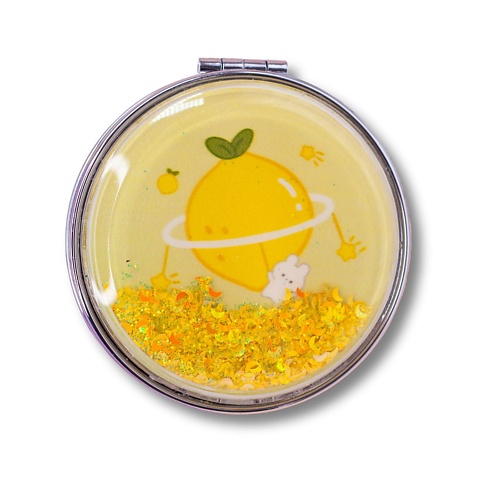 

ILIKEGIFT Зеркало складное "Fuit lemon yellow" с увеличением, Зеркало складное "Fuit lemon yellow" с увеличением