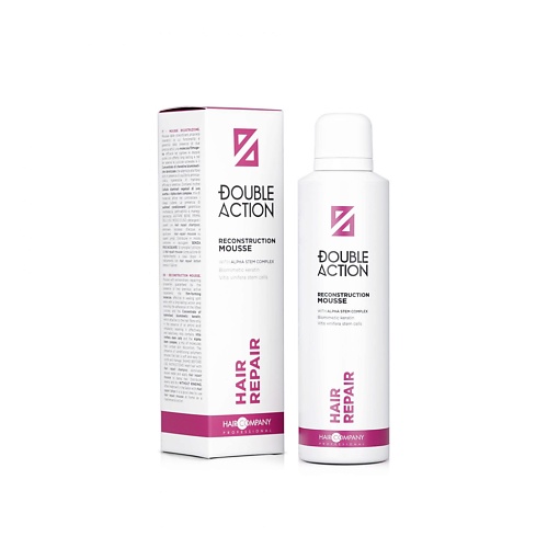 HAIR COMPANY Восстанавливающий мусс RECONSTRUCTION MOUSSE DOUBLE ACTION 200.0