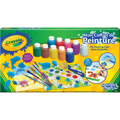 

CRAYOLA Набор для рисования красками Deluxe Luxury Washable Paint, Набор для рисования красками Deluxe Luxury Washable Paint