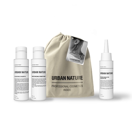 

URBAN NATURE Набор для ухода за волосами BALANCING KIT "Восстановление баланса", Набор для ухода за волосами BALANCING KIT "Восстановление баланса"