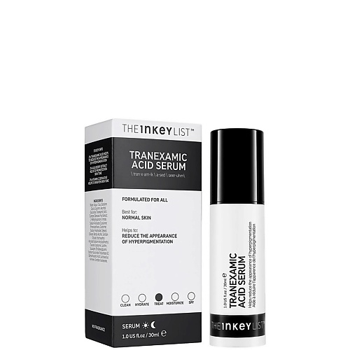 

THE INKEY LIST Осветляющая сыворотка против пигментных пятен Tranexamic Acid Serum 30.0, Осветляющая сыворотка против пигментных пятен Tranexamic Acid Serum