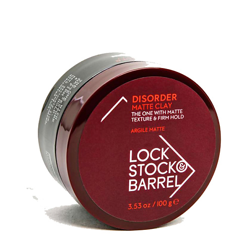 LOCK STOCK & BARREL Жесткая глина Disorder Matte Clay