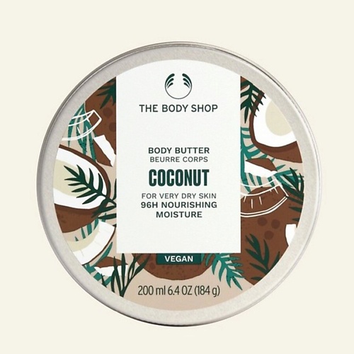 THE BODY SHOP Питательный баттер для сухой кожи тела Coconut 2000 3582₽