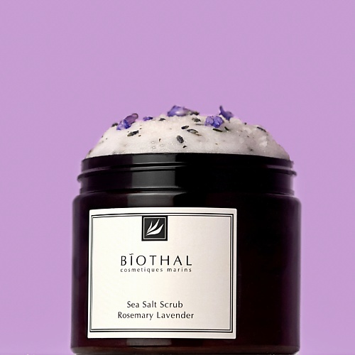 BIOTHAL Скраб соляной для тела Розмарин Лаванда Sea Salt Scrub Rosemary Lavander 3800 745₽