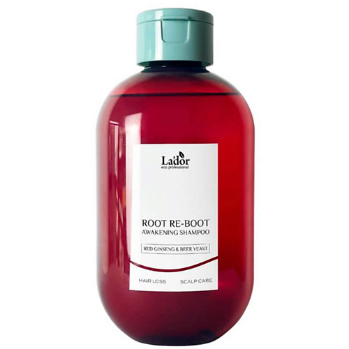 фото Lador шампунь против выпадения волос root re-boot awakening shampoo red ginseng&beer yeast 300.0