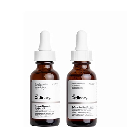 THE ORDINARY Набор сывороток для лица и глаз Dull Tired Duo 6340₽