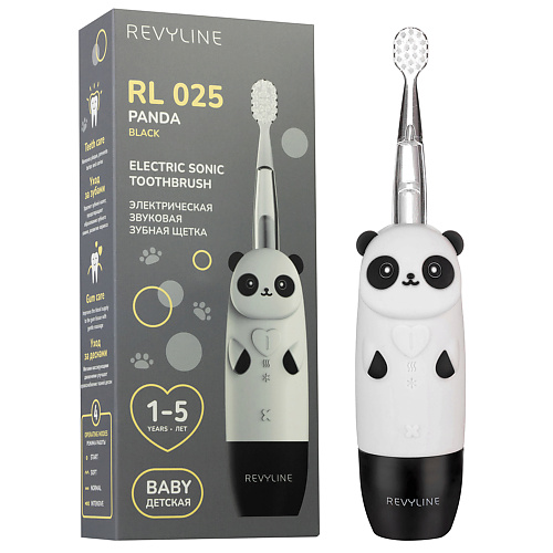 

REVYLINE Электрическая зубная щетка RL 025 Panda, Электрическая зубная щетка RL 025 Panda