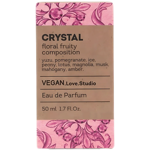 

VEGAN.LOVE.STUDIO Парфюмерная вода женская Crystal 50.0, Парфюмерная вода женская Crystal