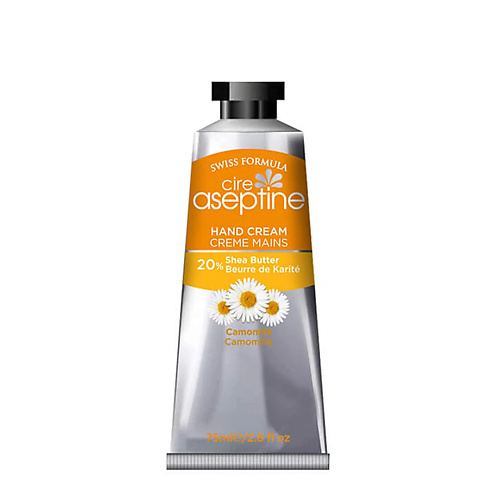 CIRE ASEPTINE Крем для рук с 20 маслом Ши и экстрактом ромашки 20 Shea Butter Hand Cream Camomile 750 400₽