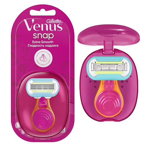 

GILLETTE Станок для бритья VENUS SNAP с 1 сменной кассетой, Станок для бритья VENUS SNAP с 1 сменной кассетой