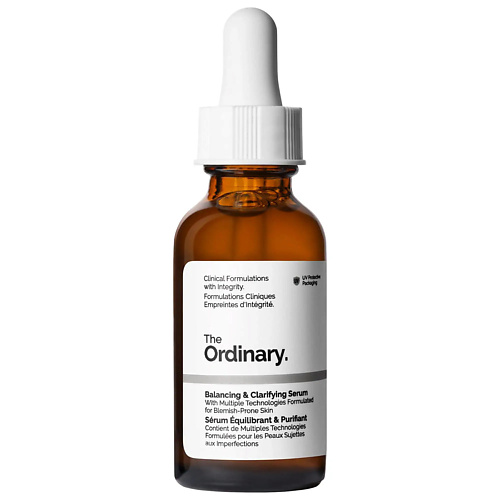 

THE ORDINARY Очищающая сыворотка против несовершенств Balancing & Clarifying 30.0, Очищающая сыворотка против несовершенств Balancing & Clarifying