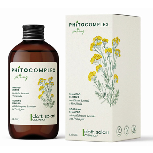 DOTTSOLARI COSMETICS Шампунь успокаивающий Phitocomplex Soothing 2500 2094₽