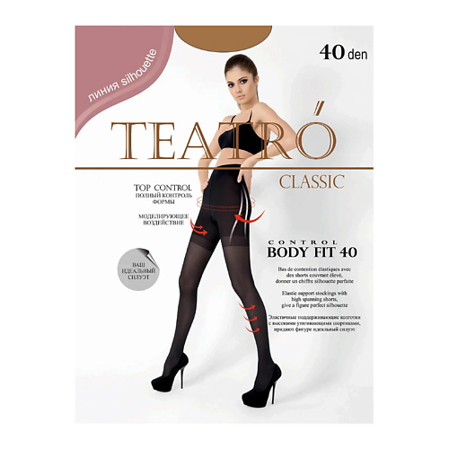 

TEATRO Женские коглготки Body Fit Daino 40 den, Женские коглготки Body Fit Daino 40 den