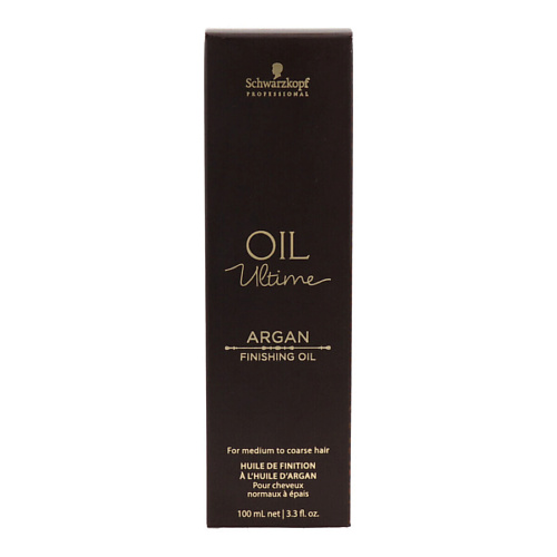 фото Schwarzkopf professional масло для волос oil ultime argan 100.0