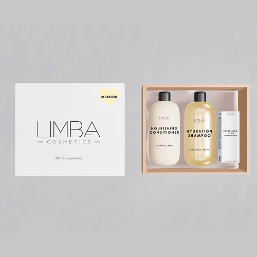 LIMBA COSMETICS Набор Hydration для волос - шампунь, кондиционер и масло