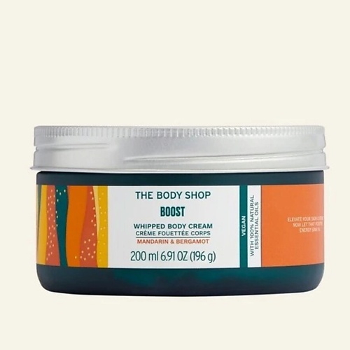 THE BODY SHOP Крем для тела Boost Mandarin Bergamot с ароматом цитрусов 2000 4640₽