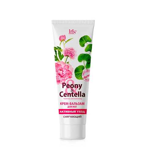 фото Iris cosmetic крем-бальзам для ног peony&centella активный уход 100.0