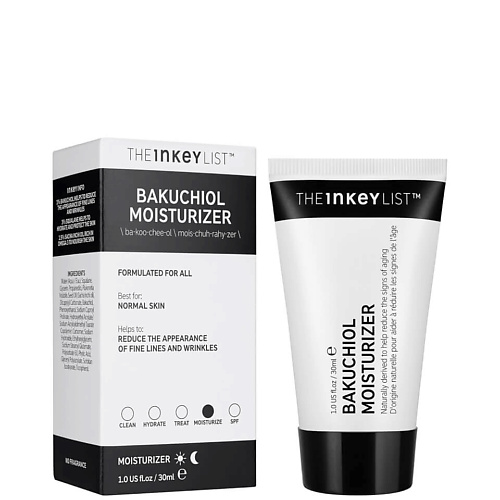 

THE INKEY LIST Антивозрастной разглаживающий Bakuchiol Moisturizer с растительным аналогом ретинола 30.0, Антивозрастной разглаживающий Bakuchiol Moisturizer с растительным аналогом ретинола