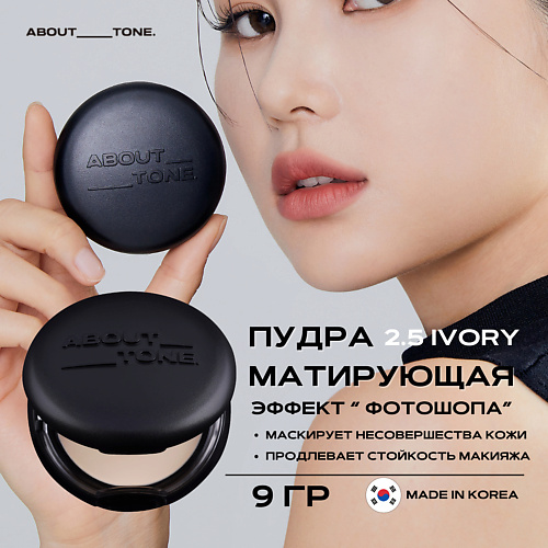 

ABOUT TONE Веганская матирующая пудра Blur Powder Pact, Веганская матирующая пудра Blur Powder Pact