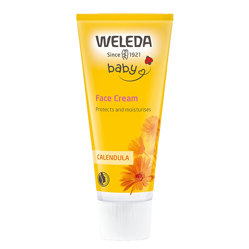 

WELEDA Успокаивающий питательный крем Baby Calendula с экстрактом календулы 50.0, Успокаивающий питательный крем Baby Calendula с экстрактом календулы