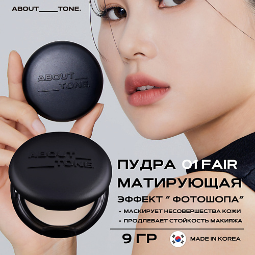 ABOUT TONE  Веганская матирующая пудра Blur Powder Pact